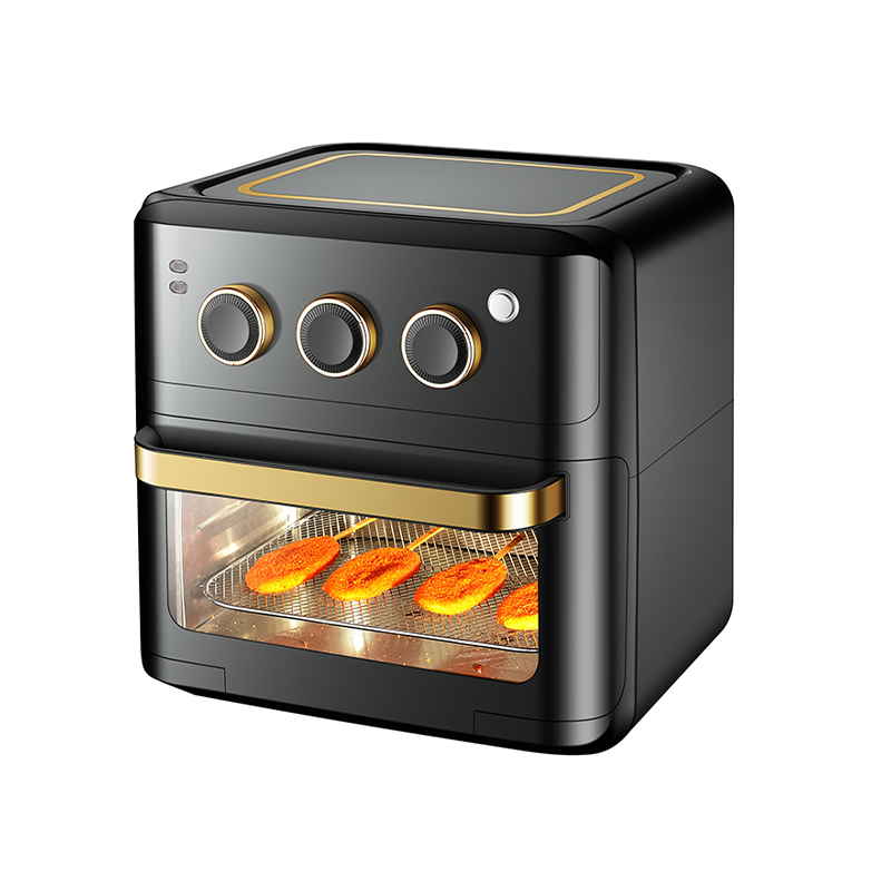 DH-802 grande 15L fritadeira de ar visível forno torradeira elétrica multifunções forno